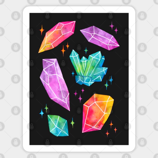 Watercolor Crystals | Nikury Sticker by Nikury